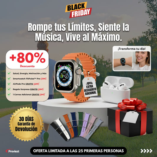 Controla Tu Salud y Entrena Sin Límites - FitPulse™ Pro